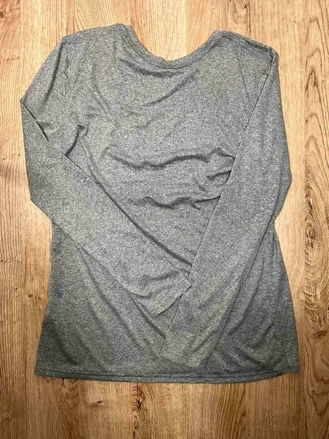 T-shirt Manches Longues Nike Dri-Fit Bethel Swimming Femme L Gris – photo 8